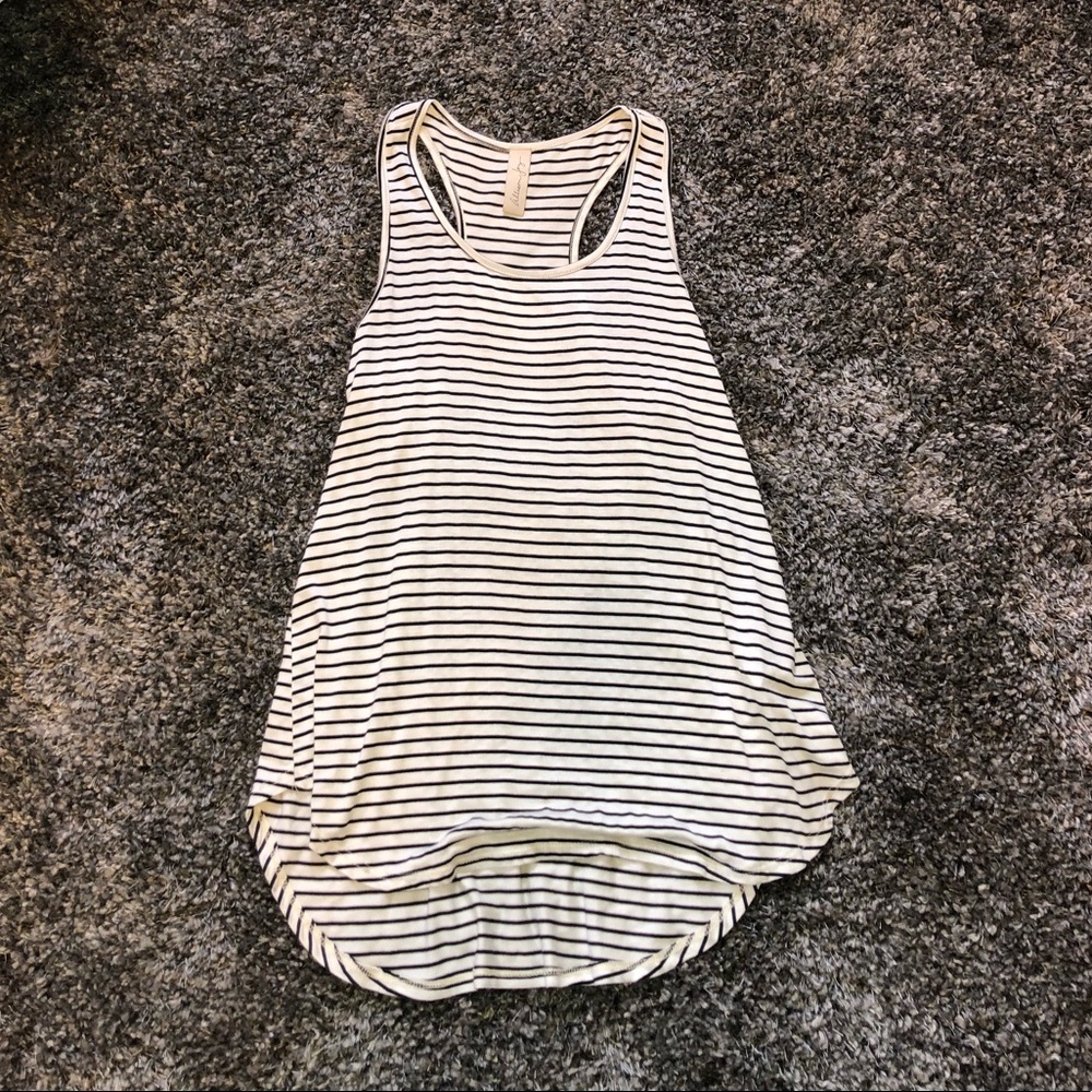 Allison Joy Navy and Cream Tank top